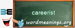 WordMeaning blackboard for careerist